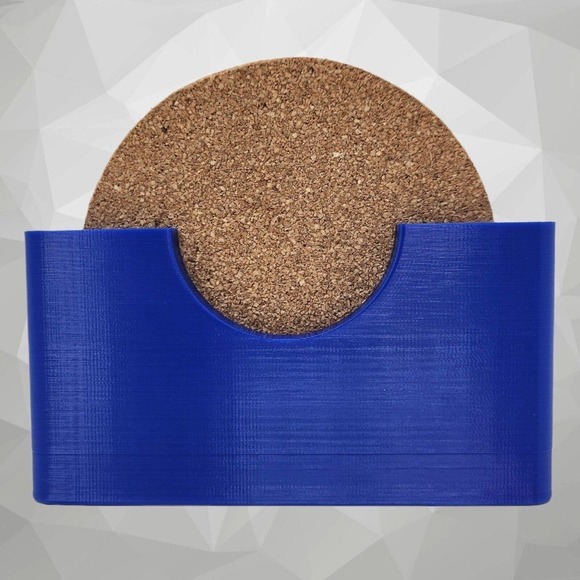 Buffalo Bills Round Coasters set of 4 NFL team logo non slip coaster Bills Mafia - Picture 8 of 8